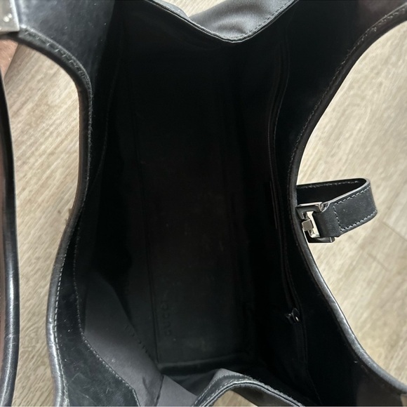 Gucci Jackie Bag - Black Canvas with Leather Trim and Silver Hardware - Picture 11 of 15